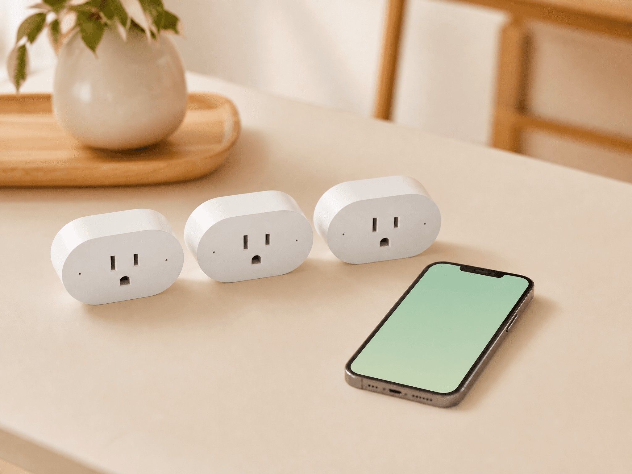 Smart Plug Trio — 3 x Wi-Fi smart plug sockets, Timer & remote app setup guide